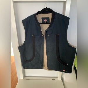 Vintage Dickies Fleece Lined Workwear Vest XL‎